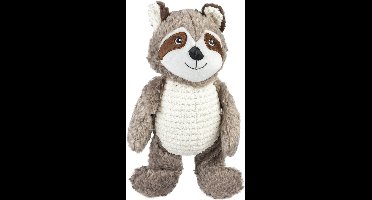 Pluche wasbeer tummy M - 37x14x9cm Meerkleurig