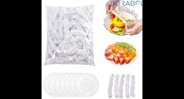 Herbruikbare Vershoudzakken - 300 Stuks - Transparant - Kunststof