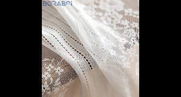 Tafelloper - Wit - 45 x 240 cm - Polyester