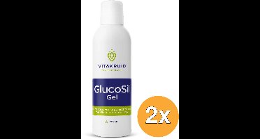 2x Vitakruid GlucoSil Glucosamine Chondroitine MSM Silicium Gel (150 ml)
