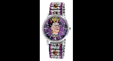 Raptor dameshorloge roestvrij staal Frida Kahlo Edition met roestvrijstalen band, 3 ATM, incl.