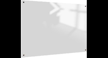 IVOL Frameless glassboard Premium - Wit - 120x240 cm - Whiteboard - Magnetisch