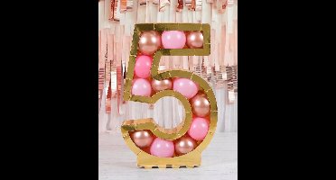 Ballonnen standaard Goud - Nummer 6