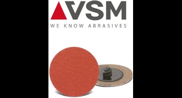 korrel 100 - VSM XK870X Roloc Schuurschijven 76 mm – Keramisch - 10 stuks
