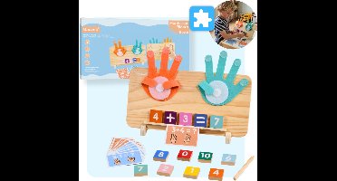 Mauzek® Dubbelzijdig Rekenbord - Montessori speelgoed - Rekenen - Houten Speelgoed - Schrijven - Getallen - Cijfers leren - Educatief speelgoed - Sensorisch speelgoed - Peuter speelgoed - Jongens - Meisjes - Kind - 3 jaar - 4 jaar - 5 jaar - 6 jaar