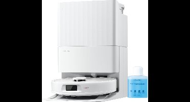Roborock QV 35A robotstofzuiger - 8000Pa - met dweilfunctie - anti-verstrengeling - Dual Liftable Spinning Mops - Reactive Tech Obstacle Avoidance - Zelfreinigend - 2,7 L stofzak - 4 L watertank - Qrevo Plus/Qrevo upgrade