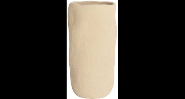 SERAFINA keramieken vaas lichtbruin Ø25x49 cm design vaas - Light & Living