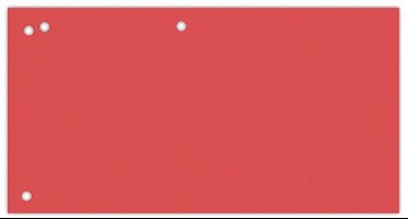 OFFICE products verdeelstroken | 240 x 105 mm | pak van 100 stuks | rood