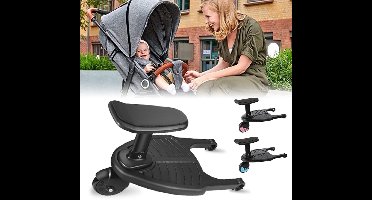 Core® Meerijdplankje - Meerijdplankje Universeel - Meerijdplankjes - Zwart - 48cm x 29cmx 13cm