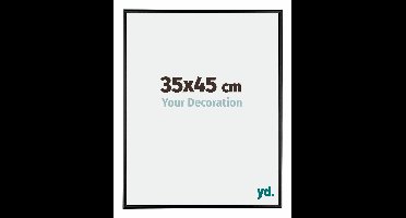 Your Decoration - Fotolijst 35x45 cm - Aluminium - Zwart Hoogglans - Kent