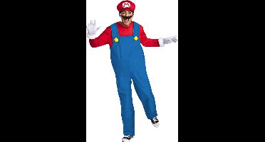 "Mario™ Deluxe outfit voor volwassenen - Verkleedkleding - Medium"