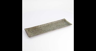 Groen Rechthoekig Serveer Bord - 33.2 x 10.5cm