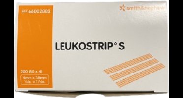 Smith & Nephew - Leukostrip 200 (50 x 4) - 4mm x 38mm - 66002882