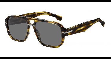 Hugo Boss BOSS 1718/S Striped brown 57/15/150 MAN Zonnebrillen