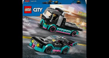 LEGO City Raceauto en transporttruck - 60406