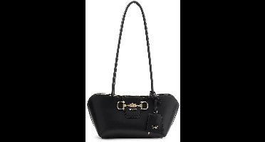 GUESS schoudertas Janie Shoulder Satchel Bag Black zwart