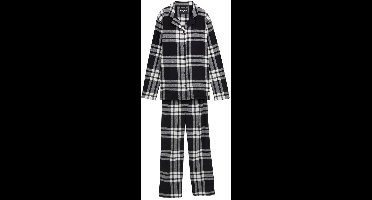 Tom Tailor - Pyjamaset met ruitjespatroon - Maat 40 - grey-dark-check