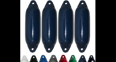 Set van 4 met Majoni Star 15 stootwillen - marine, 45 x 12 cm