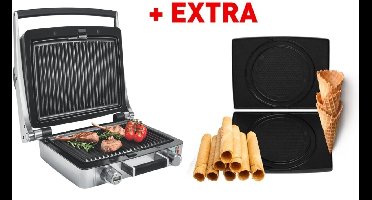 FRITEL Wafelijzer - WaffleTastic® CW 3628 + kiepertjesplaten - PFAS vrij - Grill - Combi Deal
