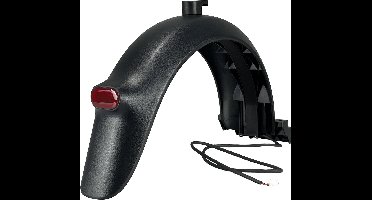 Segway-Ninebot, Achterspatbord met LED voor Ninebot F20, F25, F30, F40, Zwart