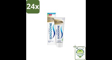 Sensodyne Tandpasta MultiCare 75 ml - Voordeelverpakking - 24 stuks - Gevoelige tanden - Mondverzorging