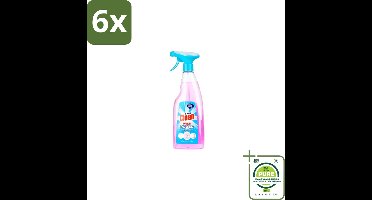 At Home Clean – Allesreiniger Spray – Fris & Krachtig – 750 ml - Voordeelverpakking - 6 stuks - Allesreiniger - Reinigingsmiddel