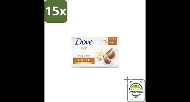 15 x Dove – Zeep – Sheabutter – 4 x 90 g - Grootverpakking - Zeep Sheabutter - Huid Verzorging - Zachte Huid - Droge Huid - Mild Reinigen