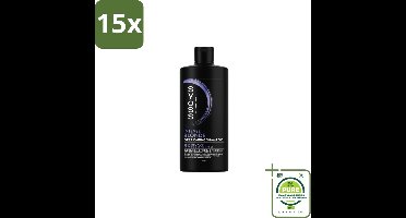 15 x Syoss Blonde Shampoo 440 ml - Grootverpakking - Blond Haar - Koel Blond - Gele Ondertoon - Kleurintensiteit - Blonde Boost