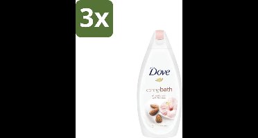 Dove – Badcrème – Caring Bath Almond – 450 ml - Bulkverpakking - 3 stuks