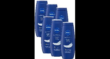 NIVEA Crème Care Douchecrème - NIVEA Geur - Hydraterende Body Wash - Voordeelverpakking - 6 x 500 ml