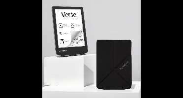 PocketBook Verse - E-reader - Mist Grey - Met Origami Zwart Hoesje - Voordeelbundel