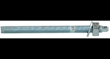 Draadstang - Chemisch Anker - Staal 5.8 - M16 x 190 mm - Verzinkt (10 stuks)