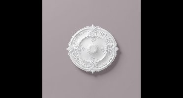 Plafond Rozet NMC R24 ARSTYL Noel Marquet Sierelement tijdeloos klassieke stijl wit diameter 77 cm
