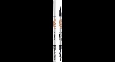 Deborah Milano 24 Ore Brow Marker – 01 Blonde - Precisiemarkering Voor Wenkbrauwen – Microblading‑Effect – Intens Gepigmenteerde, Langhoudende Wenkbrauwpen – Natuurlijke & Gedefinieerde Look
