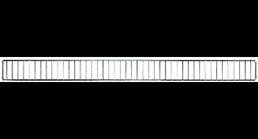 Mega-M – Plankafsluiter – 100 cm – Verzinkt Draad – Praktische Bescherming – Eenvoudige Montage