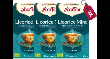 Yogi Tea Licorice Mint Bio - 3 pakjes