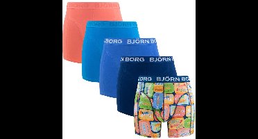 Björn Borg heren cotton stretch 5P boxers basic print multi VIII