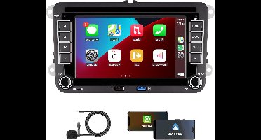 Linux Autoradio – Auto Multimedia Systeem – Autoradio Met Touchscreen – 2Din Radio – DAB+ FM AM Radio – 7 Inch Scherm – Draadloze Apple CarPlay & Android Auto