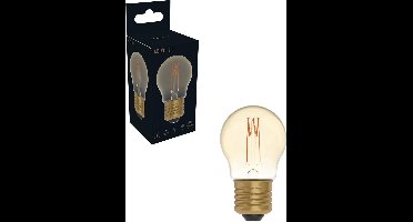 LED's Light LED Lamp goud E27 - Gloeilamp design - Dimbaar extra warm wit - 1800K - Ledlampen