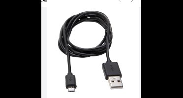 Kopp USB-A oplaadkabel naar USB-micro 1.5 meter - zwart (33367161)