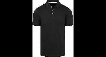 Suitable Boris Poloshirt Zwart - Maat M - Heren - Polo shirt Heren met Korte mouw