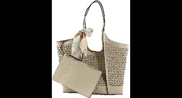 PICARD shopper schoudertas Menton City Shopper Cookie beige
