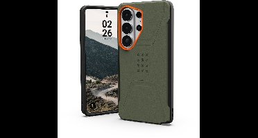UAG Civilian Backcover geschikt voor MagSafe geschikt voor Samsung Galaxy S26 Ultra - Olive Drab / Orange