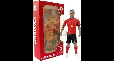Megableu - Rode Duivels - Actiefiguur 20 cm - Youri Tielemans - Voetbal Speelfiguur met Bewegende Ledematen