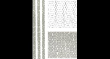 Cube Design cadeaupapier 500 x 70cm - 3 stuks