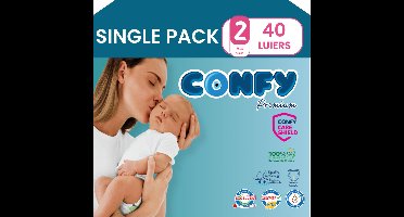 Confy Premium - Luiers Maat 2 (3kg-6kg) - 40 Luiers