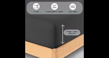 Hoeslaken 140x200 cm Jersey Katoen – Elastisch & Ademend Hoeslaken voor Matras tot 25 cm – Oudroze – Pauwhome