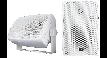 TIC WBP10-W  - Wifi AirPlay 2 Bluetooth 5.0 Outdoor Terrasluidsprekers 6.5" 2x50W (paar) - wit