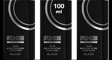 AXE Eau de Toilette Black - 3 x 100 ml Voordeelverpakking