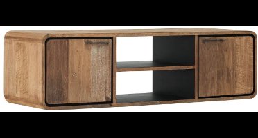 DTP Home Tv meubel Evo zwevend - Teakhout - 145x40x40 cm